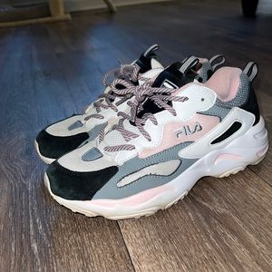 Women’s FILA sneakers.